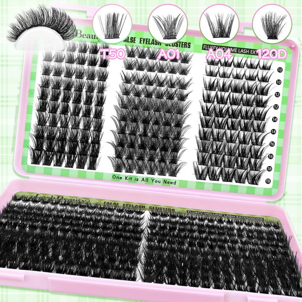 Eyelash Extension Look - Натуральные накладные ресницы в стиле Wispy,