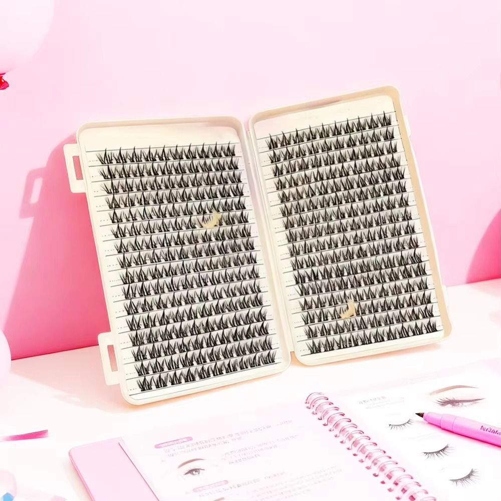 Eyelash Extension Look - Натуральные накладные ресницы в стиле Wispy,