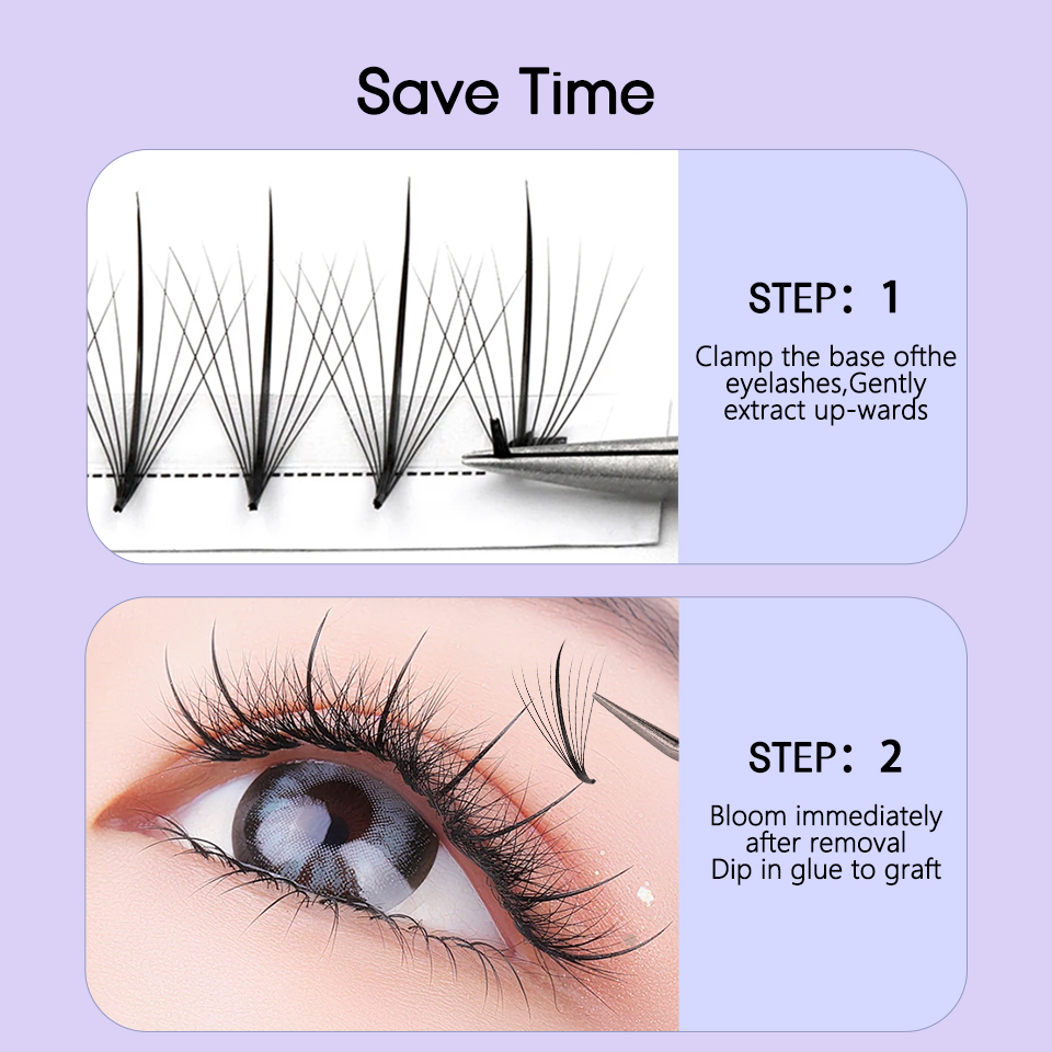 AGUUD 3D 5D 7D 9D 11D 13D 15D  – обзор и цена Eyelash Extension Hybrid