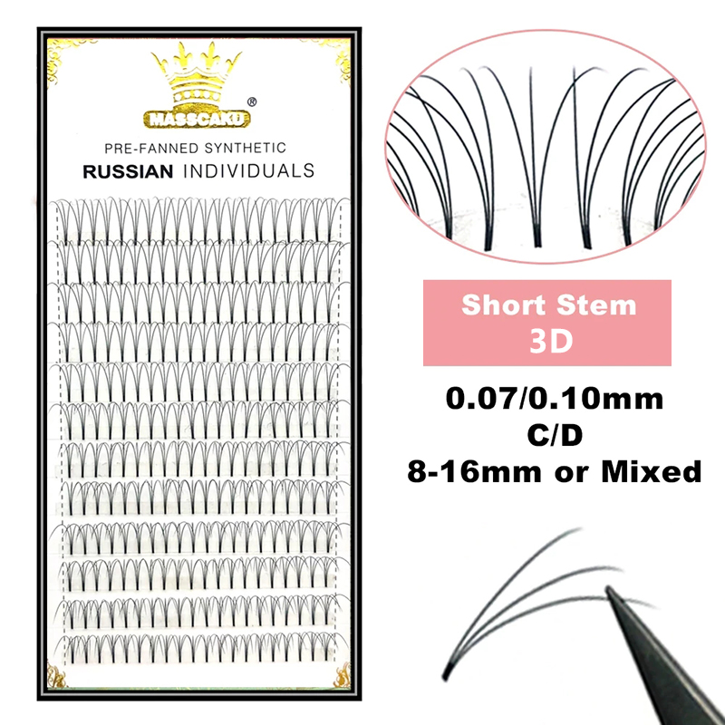 MASSCAKU готовые русские объем – обзор и цена Eyelash Extension Russian