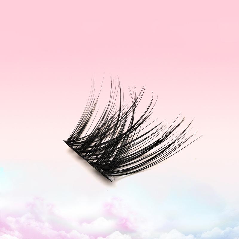 80% одиночные кластеры, косые  – обзор и цена Eyelash Extension Hybrid
