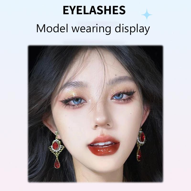 80% одиночные кластеры, косые  – обзор и цена Eyelash Extension Hybrid