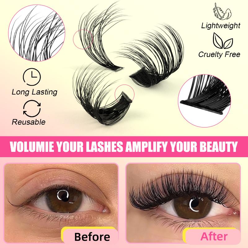 Накладные ресницы-пучки, индив – обзор и цена Eyelash Extension Volume Lashes
