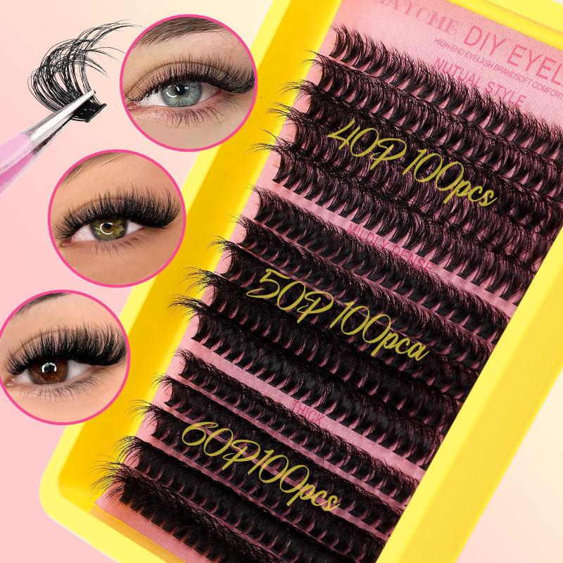 Накладные ресницы-пучки, индив – обзор и цена Eyelash Extension Volume Lashes