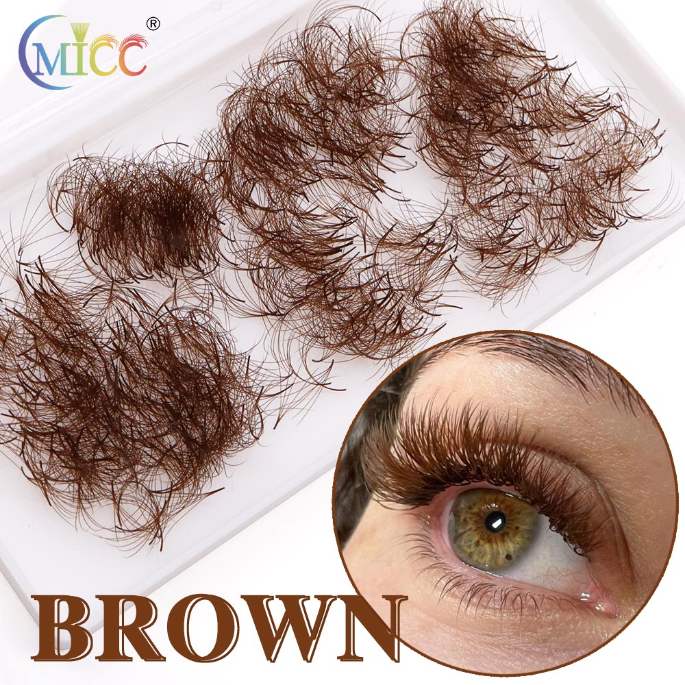 1000 вееров PBT Hybrid Brown Г – обзор и цена Eyelash Extension Hybrid