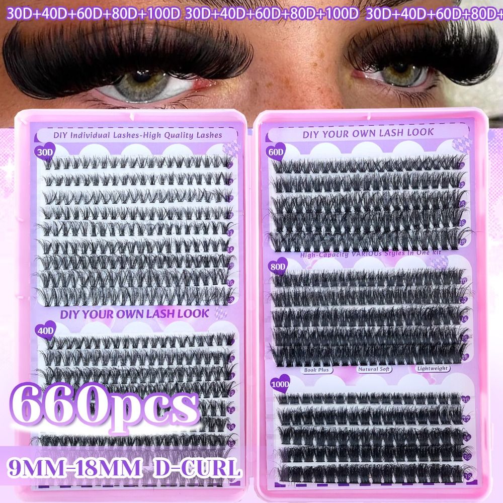Накладные ресницы 9-18 мм, с э – обзор и цена Eyelash Extension Look