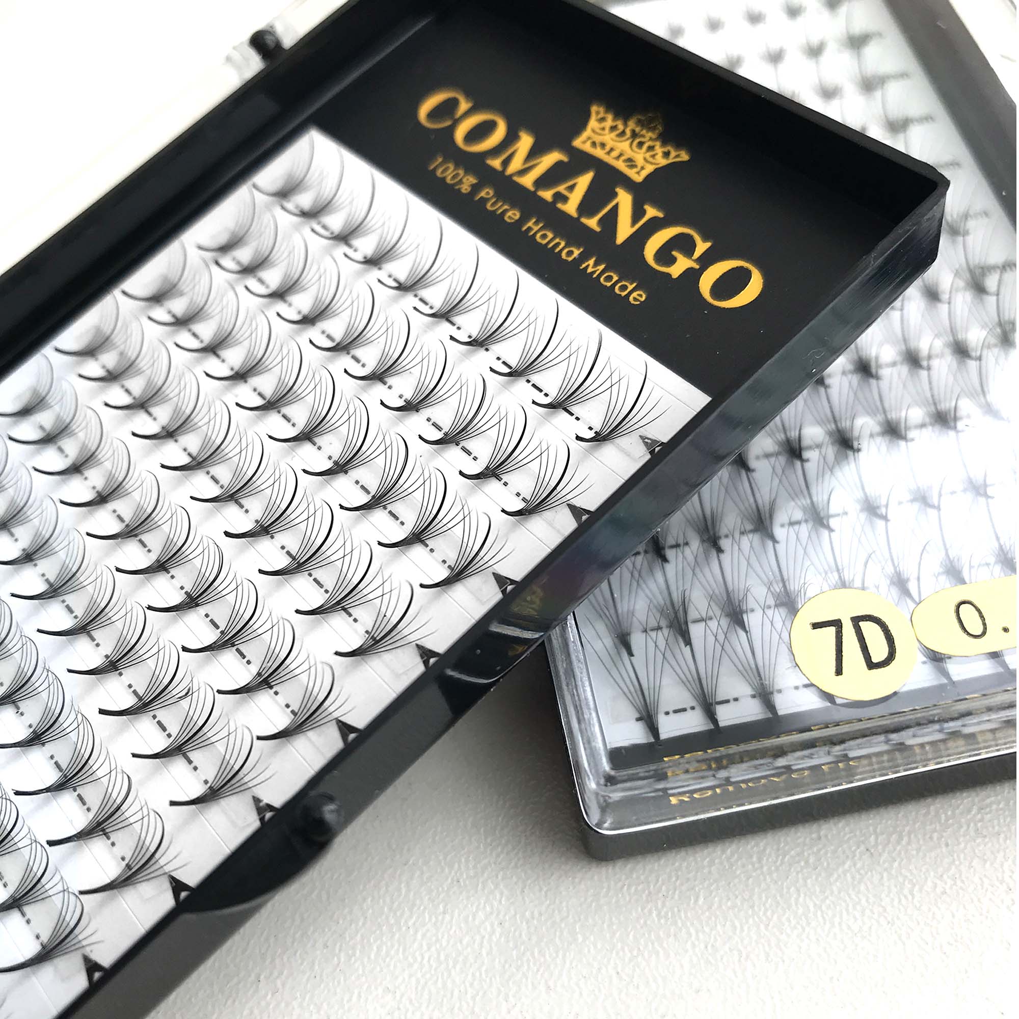 Новый 7D 120Fans Wispy Готовые – обзор и цена Eyelash Extension Hybrid