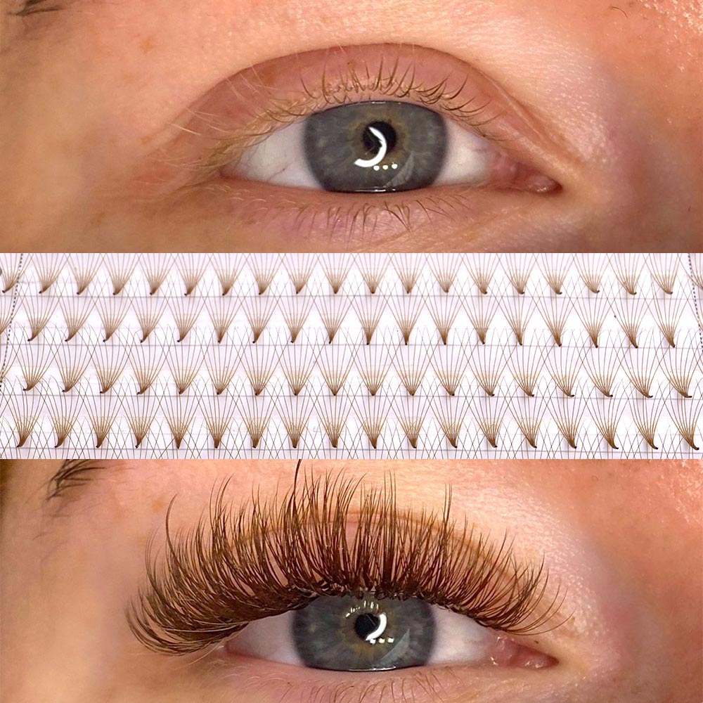 320 цветных ресниц-пучков с за – обзор и цена Eyelash Extension Russian