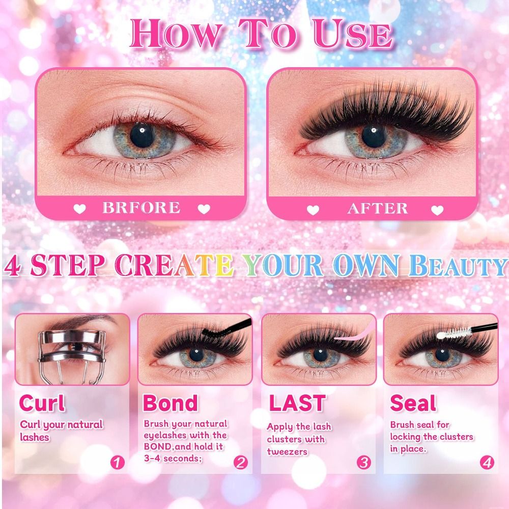 Натуральные накладные ресницы  – обзор и цена Eyelash Extension Look