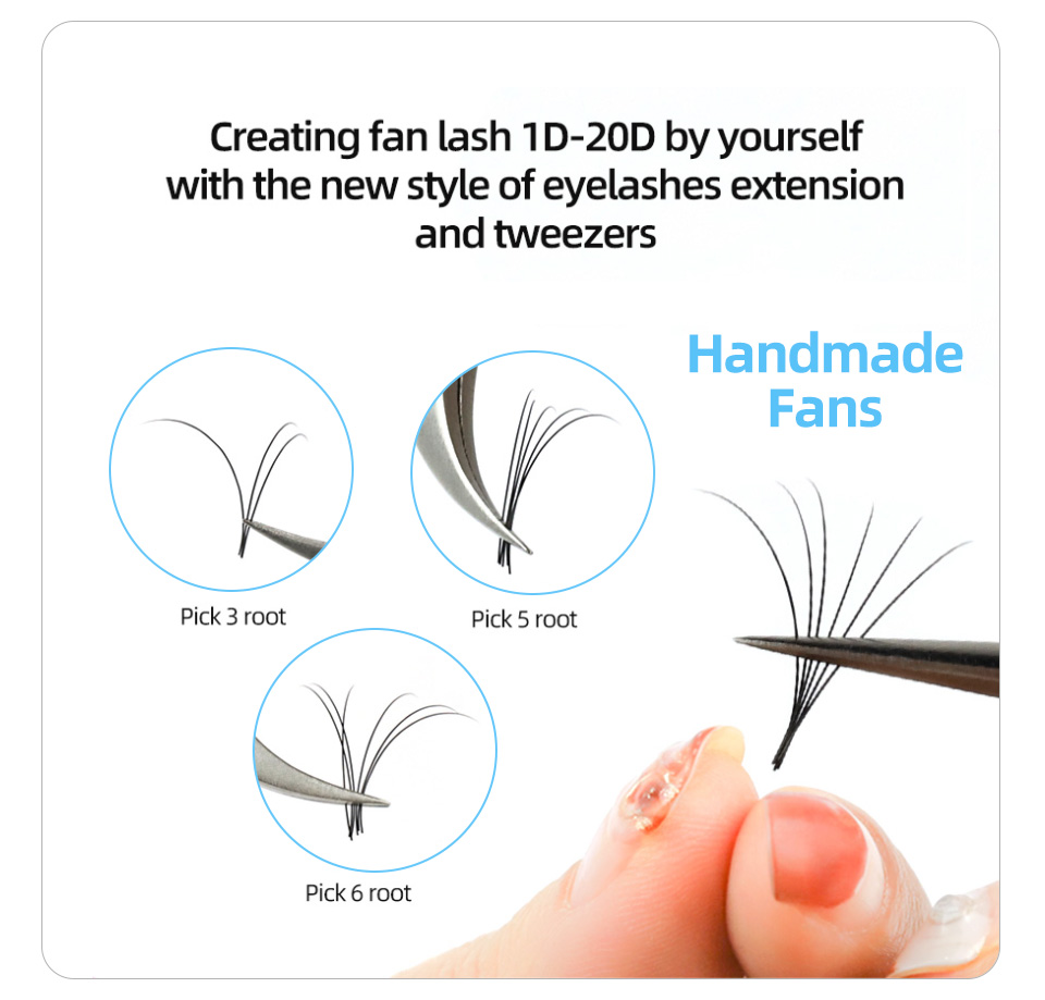 AGUUD 16-рядные длинные 16-20  – обзор и цена Eyelash Extension Russian