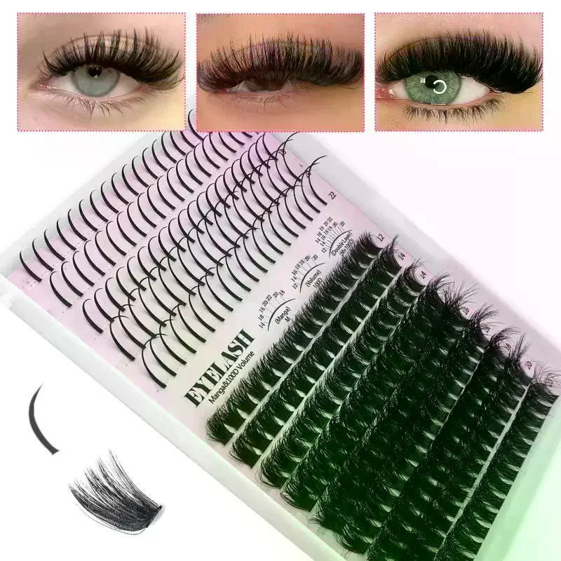 Набор пучковых ресниц: объемны – обзор и цена Eyelash Extension Volume Lashes