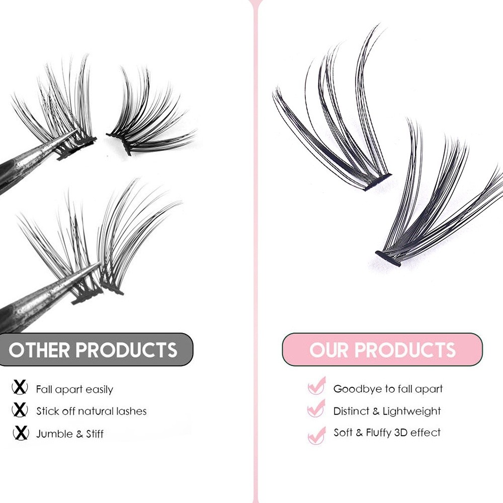 Накладные ресницы 8-16 мм: нат – обзор и цена Eyelash Extension Look