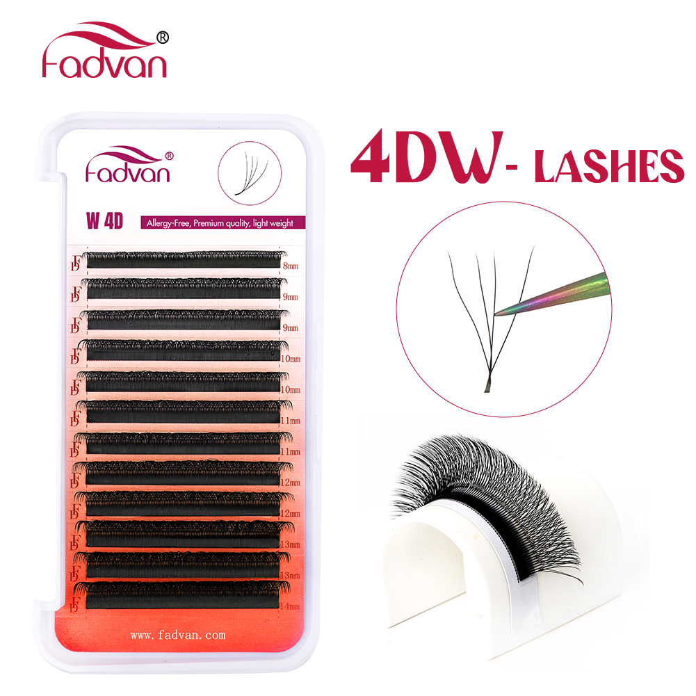 FADVAN 3D/4D/5D W-образное нар – обзор и цена Eyelash Extension Hybrid