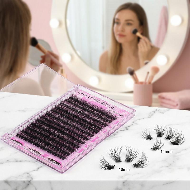 Накладные ресницы Volume D Cur – обзор и цена Eyelash Extension Volume Lashes