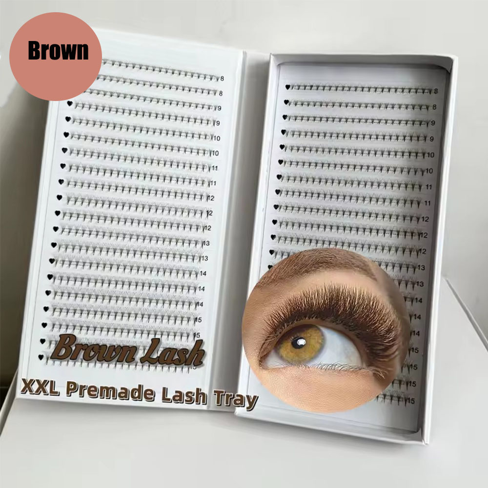 1200Fans 3D 8D 5D Коричневый ц – обзор и цена Eyelash Extension Hybrid