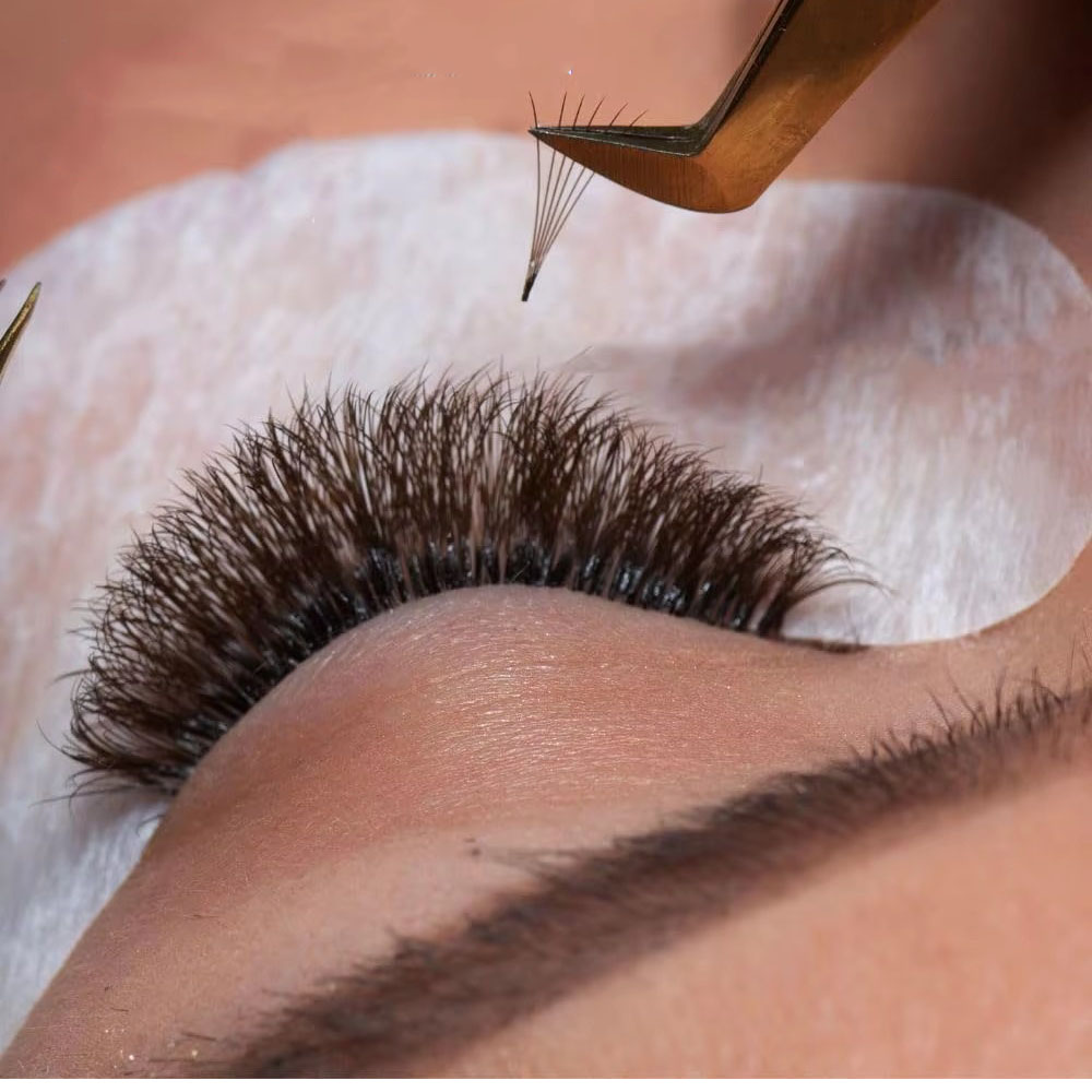 1200Fans 3D 8D 5D Коричневый ц – обзор и цена Eyelash Extension Hybrid